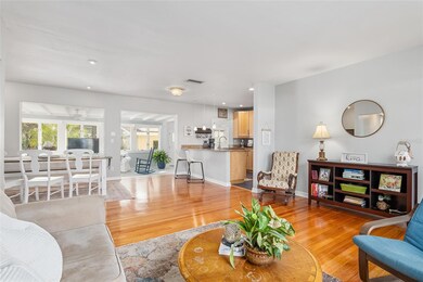 Open concept living area.