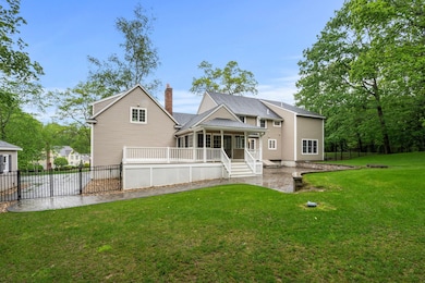 Large back deck and patio