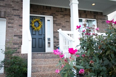 Classic covered porch.