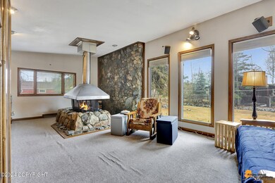 Living Area w/Fireplace