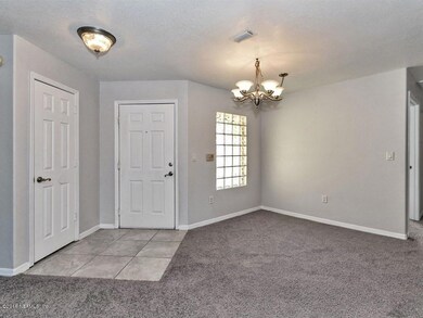 Entry Door and Breakfast Area