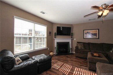 Living room with gas fireplace