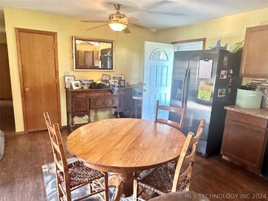 shows back door in kitchen.