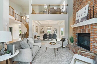 Formal living room with gorgeous custom herringbon