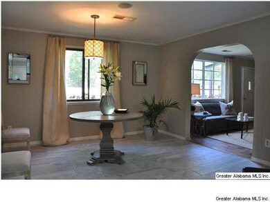 Spacious dining area