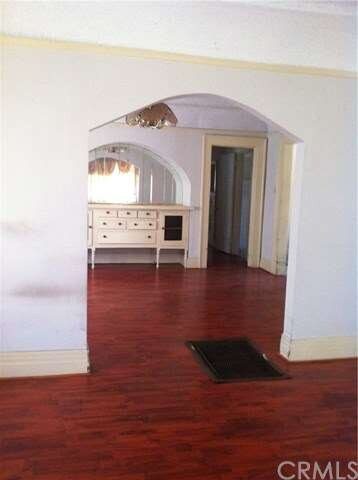 View from living room to dining room