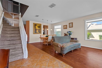 stairs/ dining room