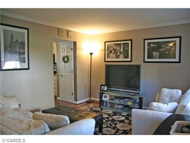 Living Room - Living room features double windows 