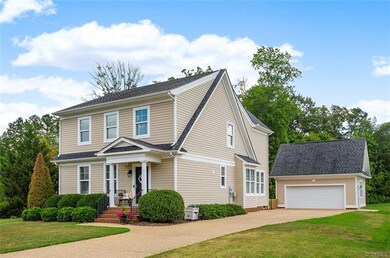 Check out the oversized detached garage!