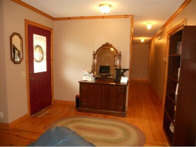 Step into the front entry