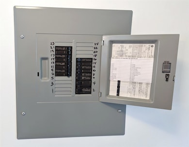 New Electric panel GE