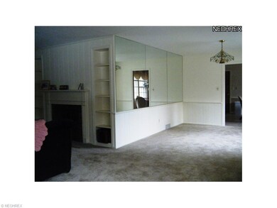 View into dining room from living room