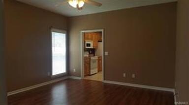 Spacious family room, opens to the large eat in ki