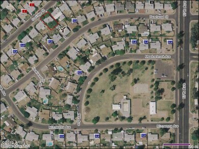 Aerial of home and park