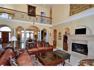 Carved Limestone Fireplace