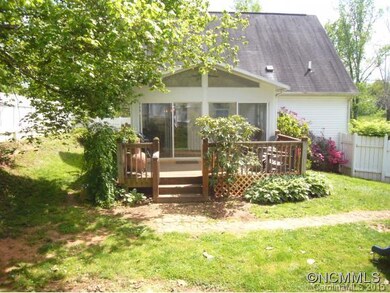 Rear view of home