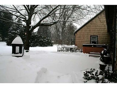 Exterior Back. New 2013 patio extends to firepit, 