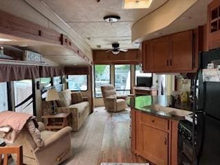 Kitchen area to Living room!