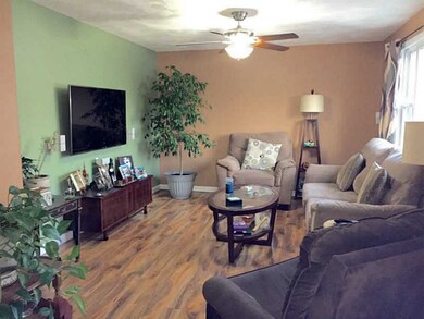 Living Room. freshly painted, new flooring