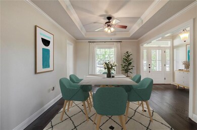 Formal Dining Room is Virtually Staged