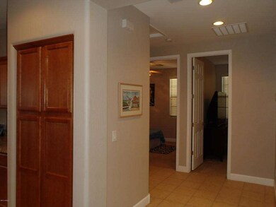 Hallway from kitchen to bedrooms