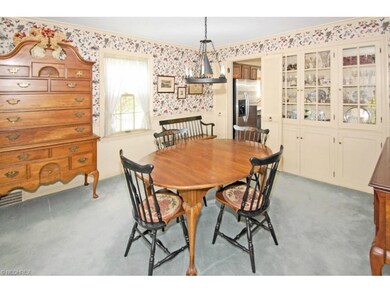 Formal Dining Room with Built In Cabinets, Hardwoo