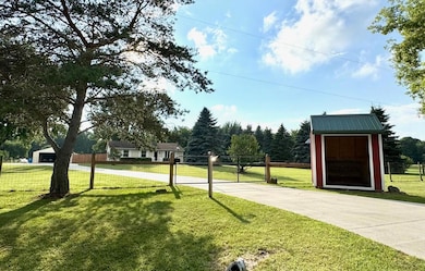 Front view from road