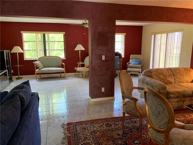 Family Room with doors to yard
