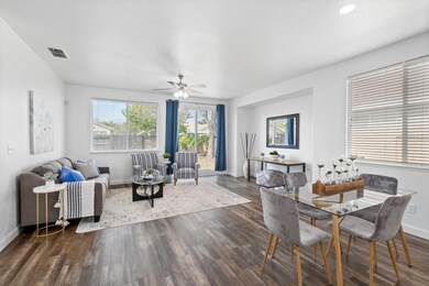 Brand new luxury vinyl plank flooring and freshly 