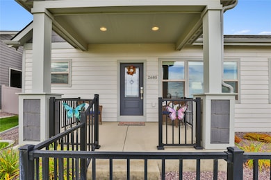 Doorway to property with a porch