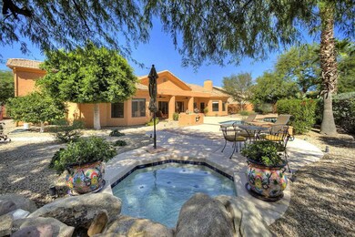 Heated Spa & Shaded Seating Areas