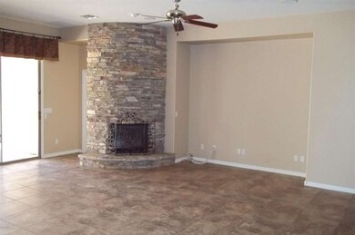 Gas fireplace in family room