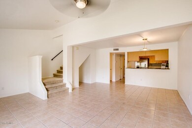 Stairs/Kitchen View