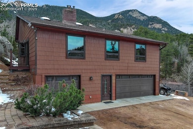 Closer view of the front of the home