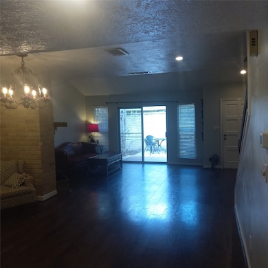 Living room from dining room view