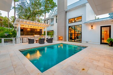 Pool at night