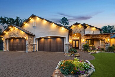 Stunning stone and stucco exterior with a gorgeous
