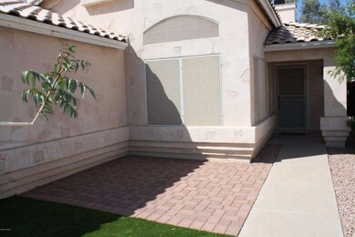 Pavered entry way
