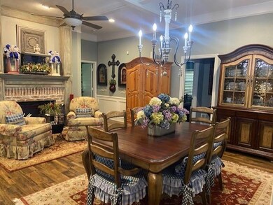 Large living room with WBFP
