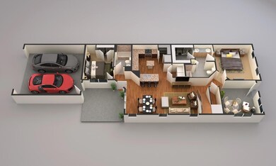 Everleigh 1st floor with Stairs Renderin