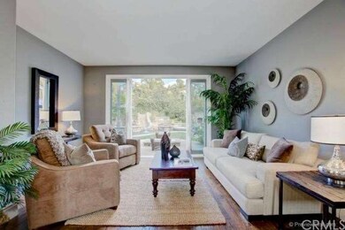Formal Living room with Custom French Doorway feat