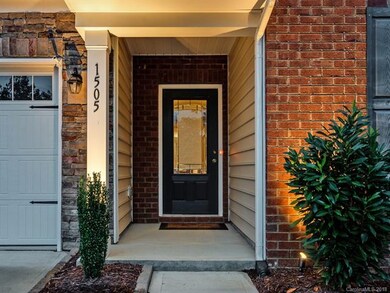 Covered front entry.
