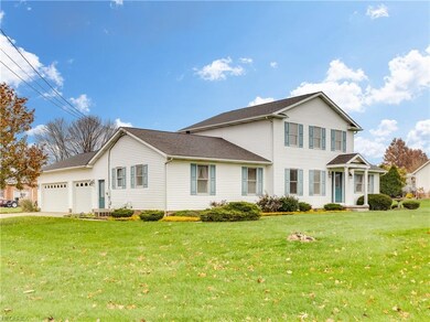 This home sits on almost an acre. The front yard h