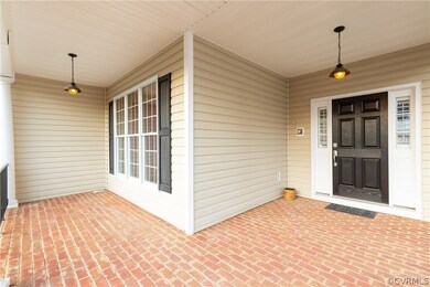 Bricked Front Porch