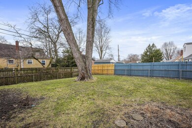 Fenced yard
