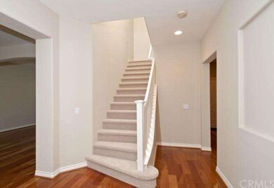 Stairway to upstairs of the house. new carpet just