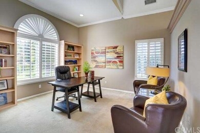 Just to the left of the foyer, a private space whi