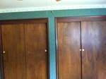 double closets in master bedroom
