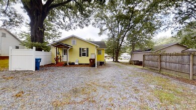 Back view from building