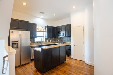 Kitchen with Refrigerator